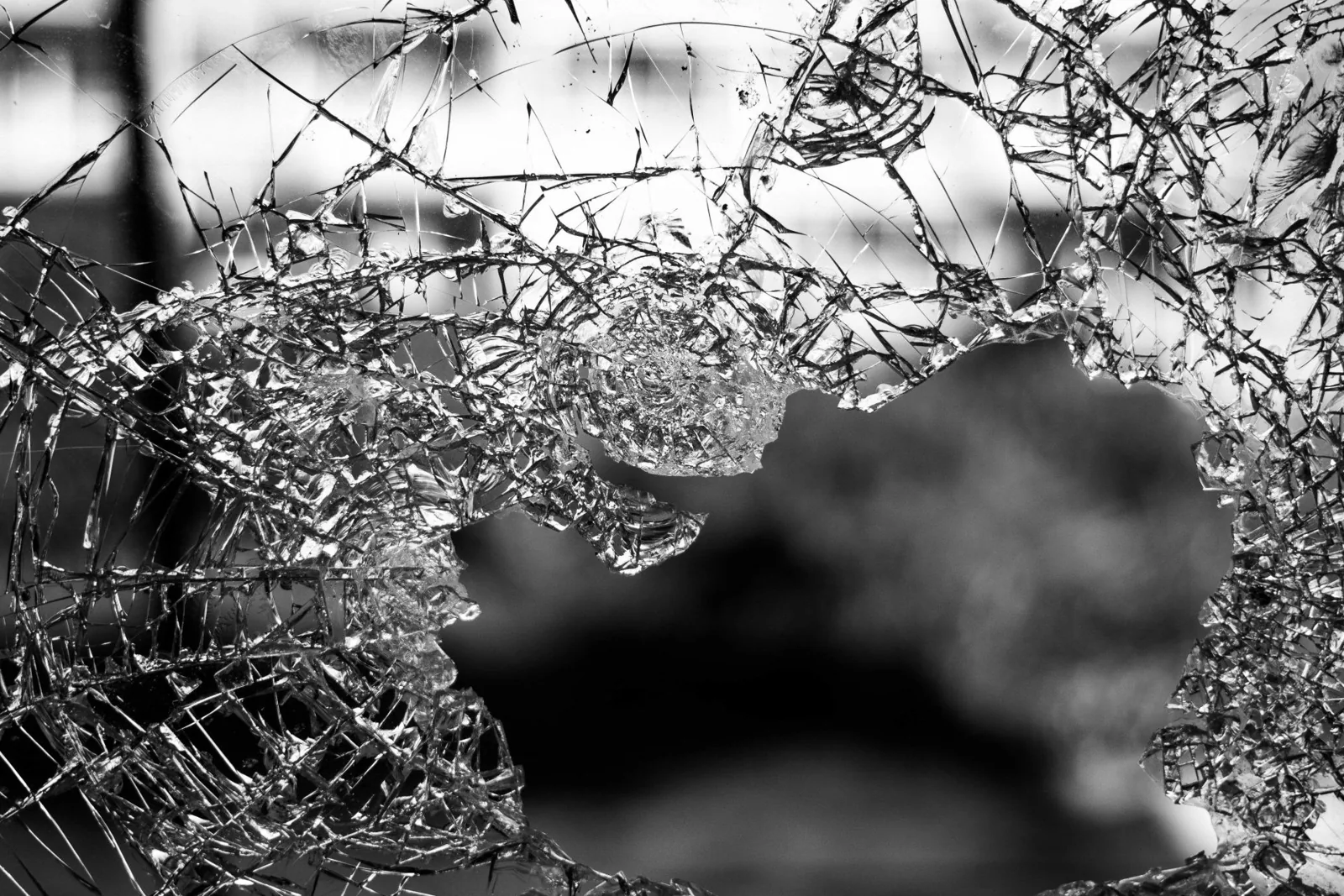 Glasbruch-Reparatur und Fenstereinstellung